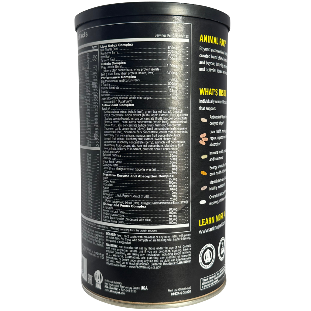 ANIMAL PAK ULTÍMATE FOUNDATION - 44 PACKS