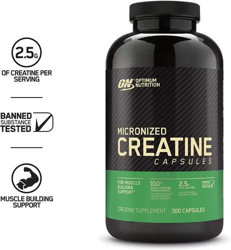 Creatina Micronizada - 300 Capsulas | ON