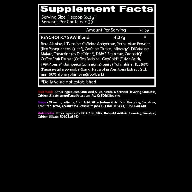 PSYCHOTIC SAW - 30 SERVICIOS