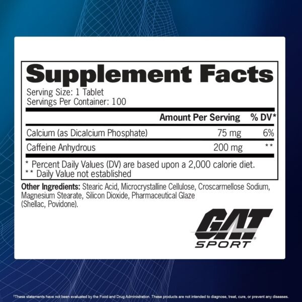 Caffeine | Suplemento de Energía y Metabolismo - GAT Sport
